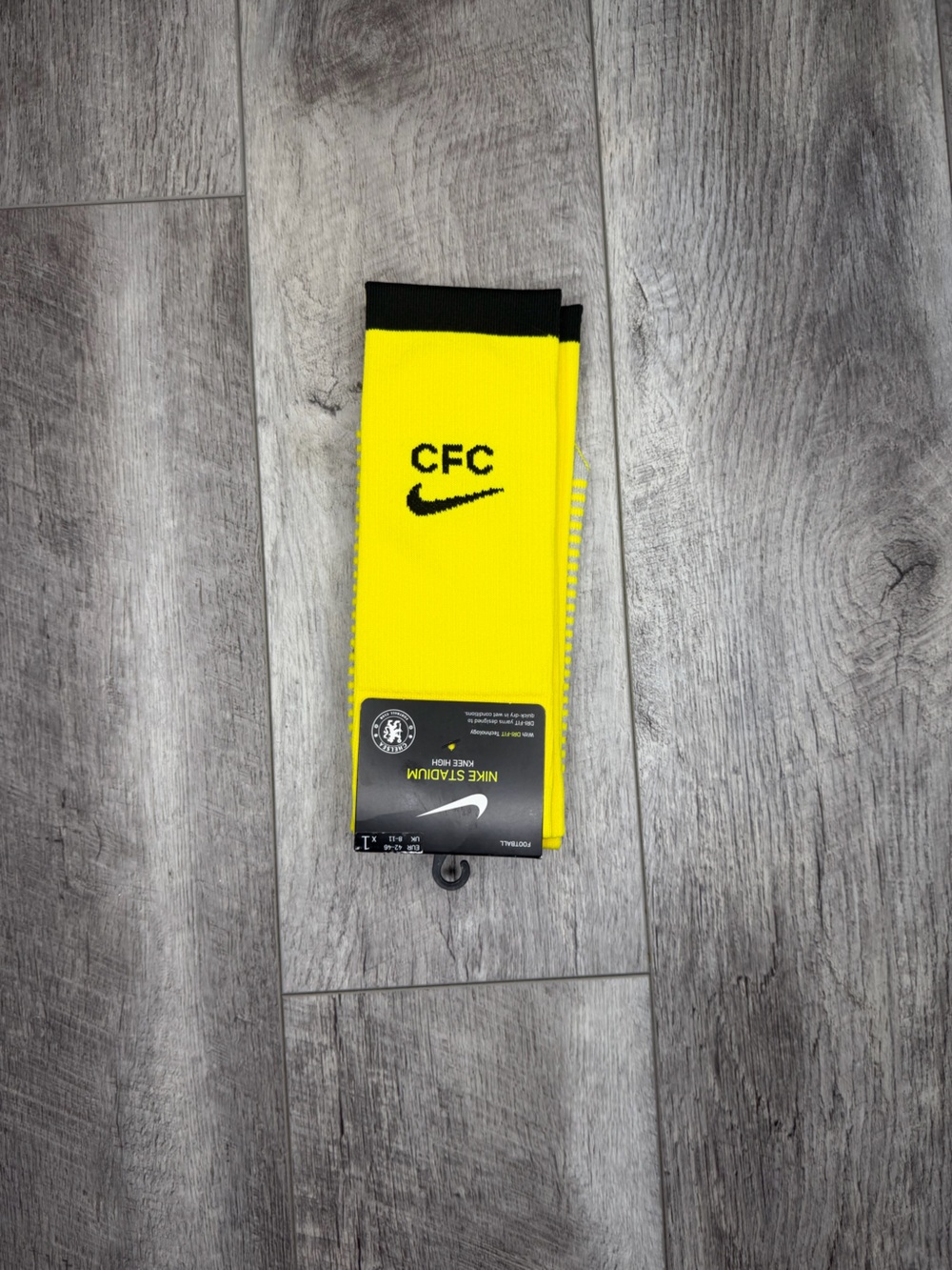Chelsea FC Nike Black & Yellow Soccer Socks